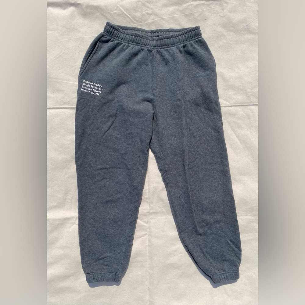 Barstool Sports Call Her Daddy Grey Sweatpants Casual Adjustable Medium - Picture 2 of 7
